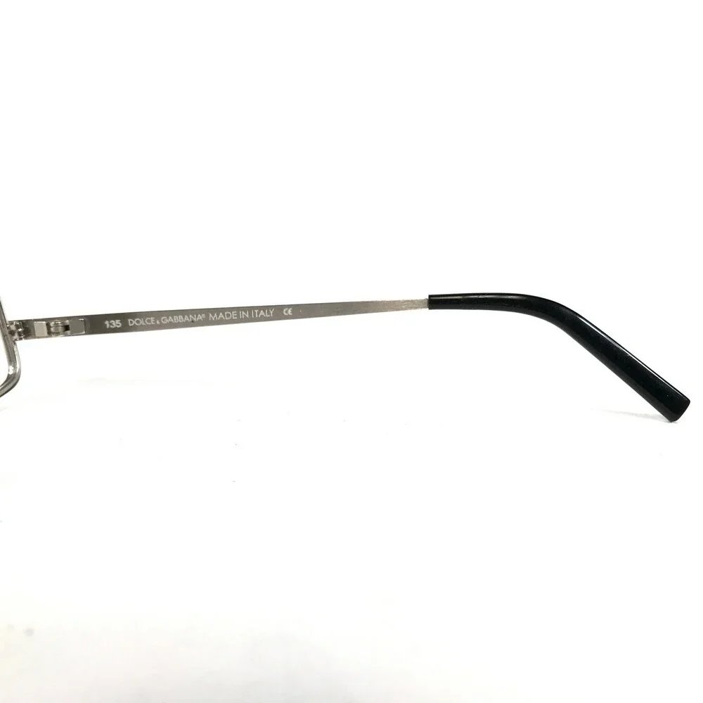 Dolce & Gabbana DG405 167 Eyeglasses Frames Silver Rectangular 51-17-135